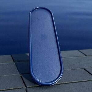 Tupperware 2402A Modular Mates Super Oval Replacement Seal Lid Navy Blue USA